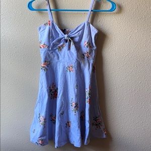 Floral mini summer dress